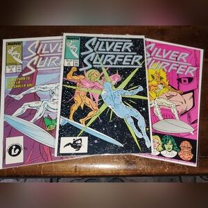 Silver Surfer #1, #2 & #3 1987 Comic Books